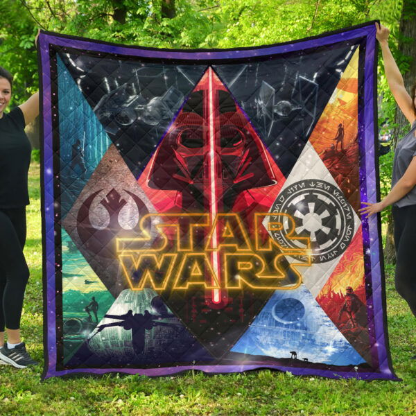 Darth Vader Landscapes Star Wars Premium Quilt Blanket Movie Home Decor Custom For Fans