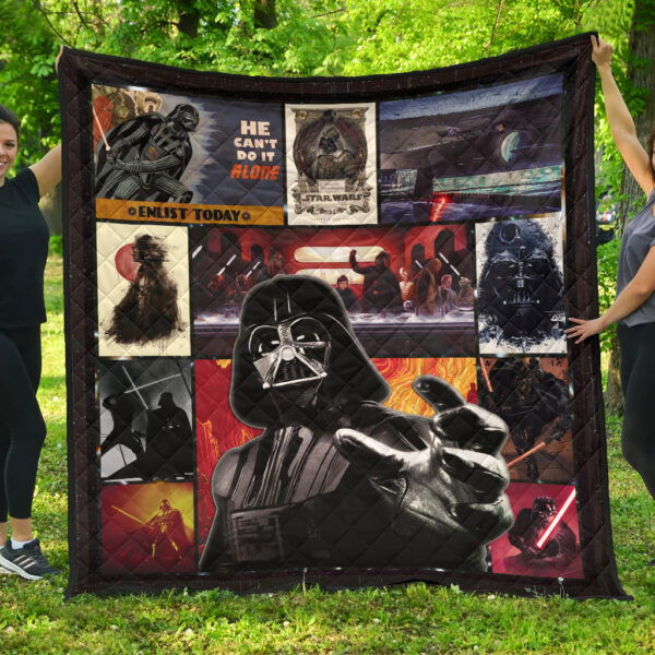 Darth Vader Star Wars Premium Quilt Blanket Movie Home Decor Custom For Fans