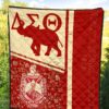 Delta Sigma Theta Premium Quilt Blanket Sorority Home Decor Custom For Fans 5