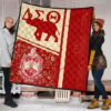 Delta Sigma Theta Premium Quilt Blanket Sorority Home Decor Custom For Fans 1