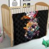 Demon Slayer Anime Kimetsu no Yaiba Poster Black Premium Quilt Blanket 21
