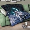 Demon Slayer Anime Lonely Shinobu With Butterflies Night Moon Premium Quilt Blanket 17