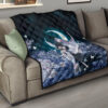 Demon Slayer Anime Lonely Shinobu With Butterflies Night Moon Premium Quilt Blanket 15