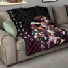 Demon Slayer Anime Nezuko Fighting Moments With Tanjiro Premium Quilt Blanket 15