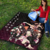Demon Slayer Anime Nezuko Fighting Moments With Tanjiro Premium Quilt Blanket 9