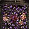 Demon Slayer Anime Premium Quilt - Merry Christmas Cosplay Santa Reindeer Xmas Patterns Quilt Blanket 7