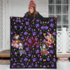 Demon Slayer Anime Premium Quilt - Merry Christmas Cosplay Santa Reindeer Xmas Patterns Quilt Blanket 3