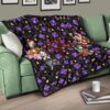 Demon Slayer Anime Premium Quilt - Merry Christmas Cosplay Santa Reindeer Xmas Patterns Quilt Blanket 17