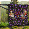 Demon Slayer Anime Premium Quilt - Merry Christmas Cosplay Santa Reindeer Xmas Patterns Quilt Blanket 13
