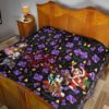 Demon Slayer Anime Premium Quilt - Merry Christmas Cosplay Santa Reindeer Xmas Patterns Quilt Blanket 19