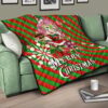 Demon Slayer Anime Premium Quilt - Merry Christmas Mitsuri Chibi Xmas Sweet Girl Quilt Blanket 17