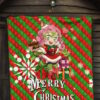 Demon Slayer Anime Premium Quilt - Merry Christmas Mitsuri Chibi Xmas Sweet Girl Quilt Blanket 7