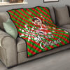 Demon Slayer Anime Premium Quilt - Merry Christmas Santa Tanjiro With Xmas Gifts Quilt Blanket 15