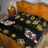 Demon Slayer Anime Premium Quilt - Tanjiro Nezuko Rengoku And Muichiro Xmas Gift Christmas Symbol Quilt Blanket 19