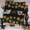 Demon Slayer Anime Premium Quilt - Tanjiro Nezuko Rengoku And Muichiro Xmas Gift Christmas Symbol Quilt Blanket 1