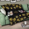 Demon Slayer Anime Premium Quilt - Tanjiro Nezuko Rengoku And Muichiro Xmas Gift Christmas Symbol Quilt Blanket 17