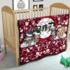Demon Slayer Anime Premium Quilt - Tanjiro Nezuko Rengoku Muichiro Xmas Gift Christmas Symbol Red Quilt Blanket 21