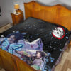 Demon Slayer Anime Pretty Shinobu With Butterflies Cherry Blossom Premium Quilt Blanket 19
