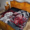Demon Slayer Anime Rui Spider Demon Web Vs Tanjiro Premium Quilt Blanket 19