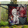 Demon Slayer Anime Rui Spider Demon Web Vs Tanjiro Premium Quilt Blanket 13