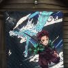 Demon Slayer Anime Tanjiro Water Dragon Power Sword Fighting Premium Quilt Blanket 7