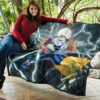 Demon Slayer Anime Zenitsu Lightning Breath Power Eye Premium Quilt Blanket 11