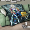 Demon Slayer Anime Zenitsu Lightning Breath Power Eye Premium Quilt Blanket 17