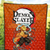 Demon Slayer Anime Zenitsu Sleeping Lightning Breath Power Premium Quilt Blanket 5