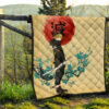 Demon Slayer Anime Zenitsu Wearing Modern Clothes Yellow Theme Premium Quilt Blanket 13