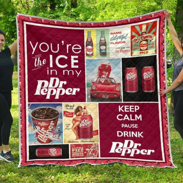 Dr Peeper Quilt Blanket Funny Gift For Soft Drink Lover