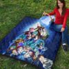 Dragon Ball Anime DB Goku Vs Villains Blue Sky Theme Premium Quilt Blanket 9