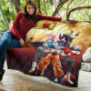 Dragon Ball Anime DB Super Saiyan Beerus Jiren Desert Premium Quilt Blanke 11