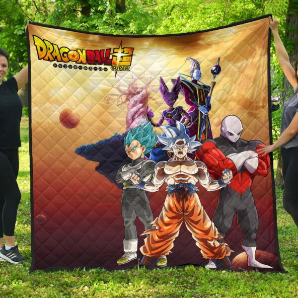 Dragon Ball Anime DB Super Saiyan Beerus Jiren Desert Premium Quilt Blanke