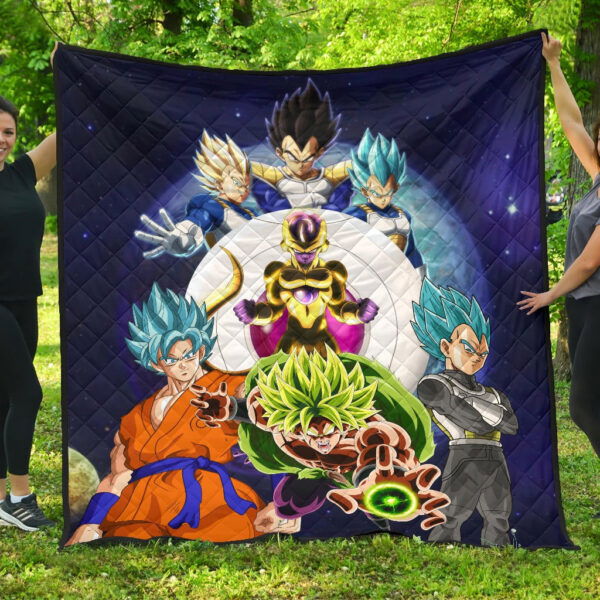 Dragon Ball Anime DB Super Saiyan Characters Broly Goku Premium Quilt Blanke