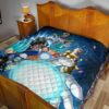 Dragon Ball Anime Premium Quilt | DB Characters Vegeta Goku Power Kamehameha Blue Galaxy Quilt Blanket 19