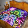 Dragon Ball Anime Premium Quilt - DB Full Characters Powerful Burst Limit Quilt Blanket 19