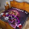 Dragon Ball Anime Premium Quilt | DB Jiren Power Universe 11 Purple Galaxy Quilt Blanket 19