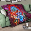 Dragon Ball Anime Premium Quilt - DB Super Saiyan Powerful Burst Limit Quilt Blanket 17