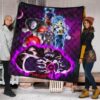 Dragon Ball Anime Premium Quilt | DB Super Universe Villains Power Purple Galaxy Quilt Blanket 1