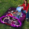 Dragon Ball Anime Premium Quilt | DB Super Universe Villains Power Purple Galaxy Quilt Blanket 9