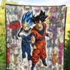 Dragon Ball Anime Tapestry | DB Goku Vegeta All Characters Background Quilt Blanket 5