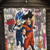 Dragon Ball Anime Tapestry | DB Goku Vegeta All Characters Background Quilt Blanket 7