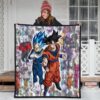 Dragon Ball Anime Tapestry | DB Goku Vegeta All Characters Background Quilt Blanket 3