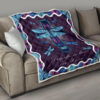 Dragonflies Are Kisses From Heaven Quilt Blanket Dragonfly Lover 13