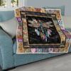 Dreamcatcher Native Dragonfly Quilt Blanket Amazing Gift Idea 19