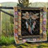 Dreamcatcher Native Dragonfly Quilt Blanket Amazing Gift Idea 9