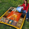 Drinking Beer Premium Quilt Blanket Hobby Home Decor Custom For Fans 9