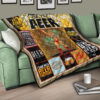 Drinking Craft Beer Premium Quilt Blanket Hobby Home Decor Custom For Fans 17