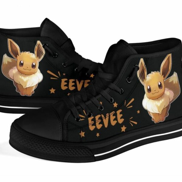 Eevee Sneakers High Top Custom Shoes