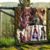 Eren Yeager And Mikasa Ackerman Attack On Titan Premium Quilt Blanket Anime Home Decor Custom For Fans 13
